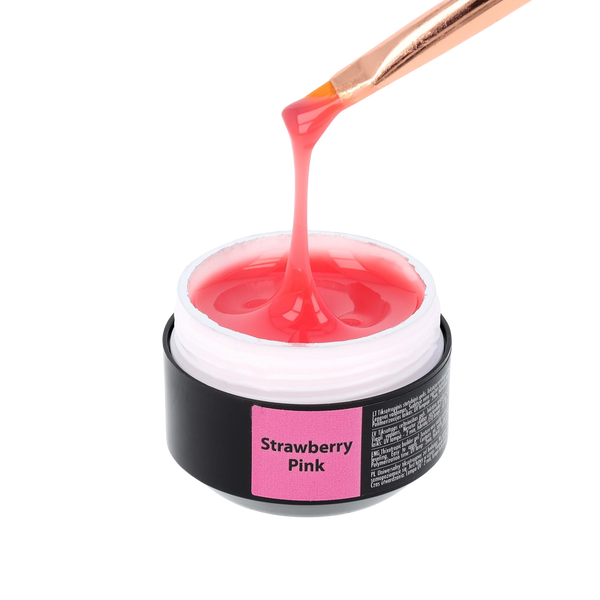 Żel budujący Color "Sincero Salon", Strawberry Pink, 15ml