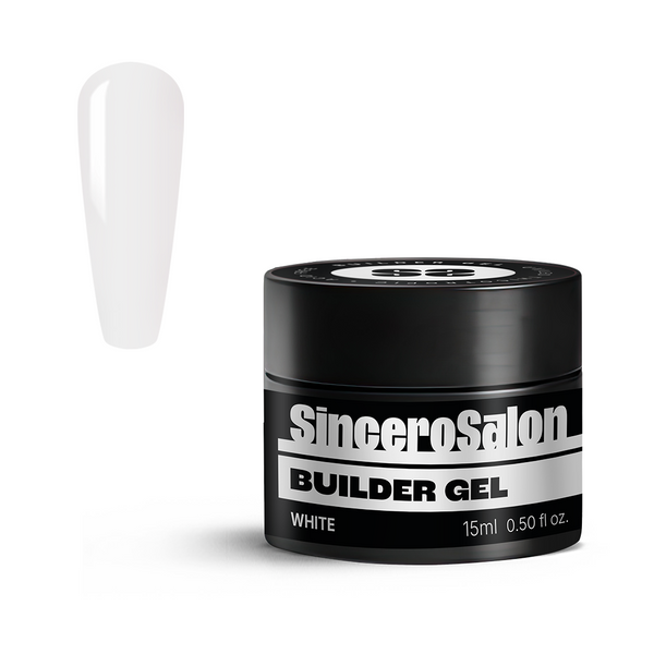 Żel budujący „Sincero Salon”, biały, 15 ml