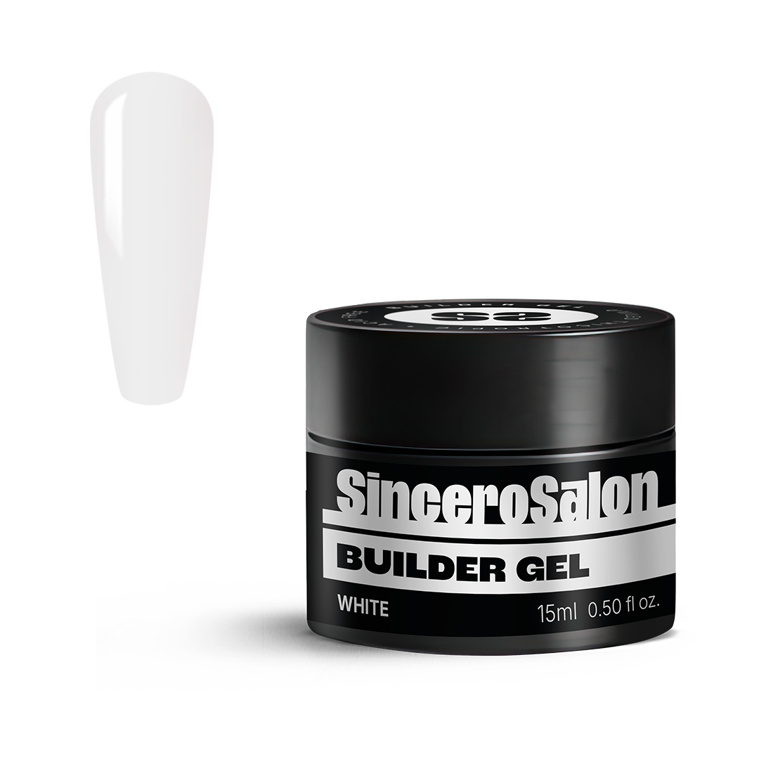 Żel budujący „Sincero Salon”, biały, 15 ml
