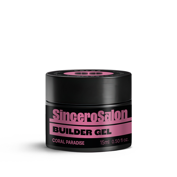 Żel budujący Color "Sincero Salon", Coral Paradise, 15ml