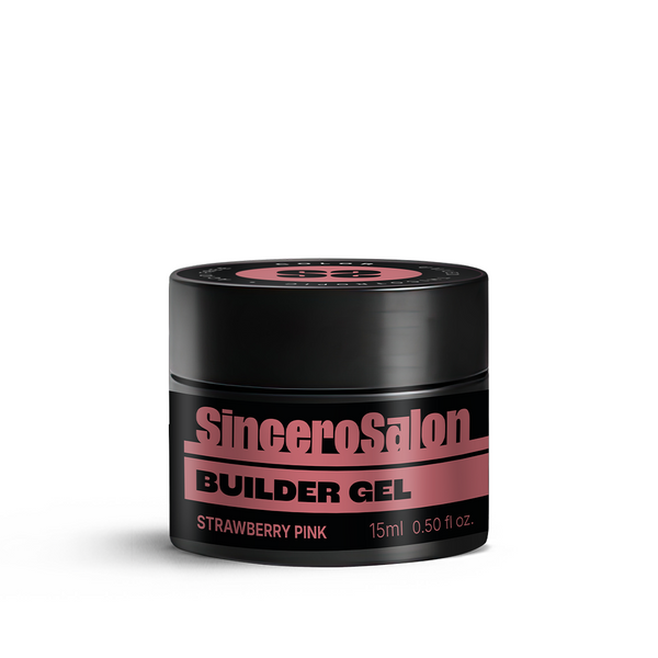 Żel budujący Color "Sincero Salon", Strawberry Pink, 15ml
