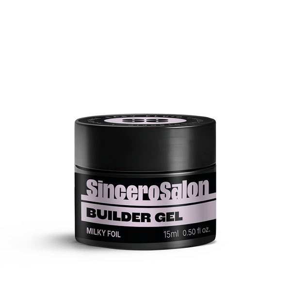 Żel budujący Easy Fluid "Sincero Salon", Milky foil, 15ml