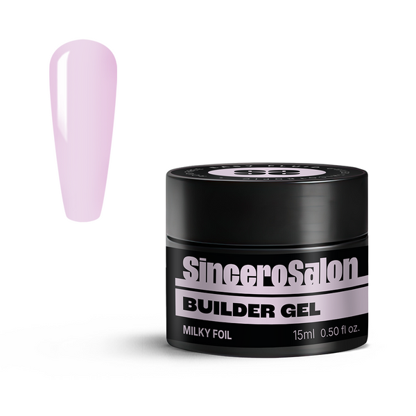 Żel budujący Easy Fluid "Sincero Salon", Milky foil, 15ml