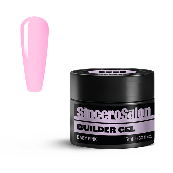 Żel budujący Solid "Sincero Salon", Baby Pink, 15ml