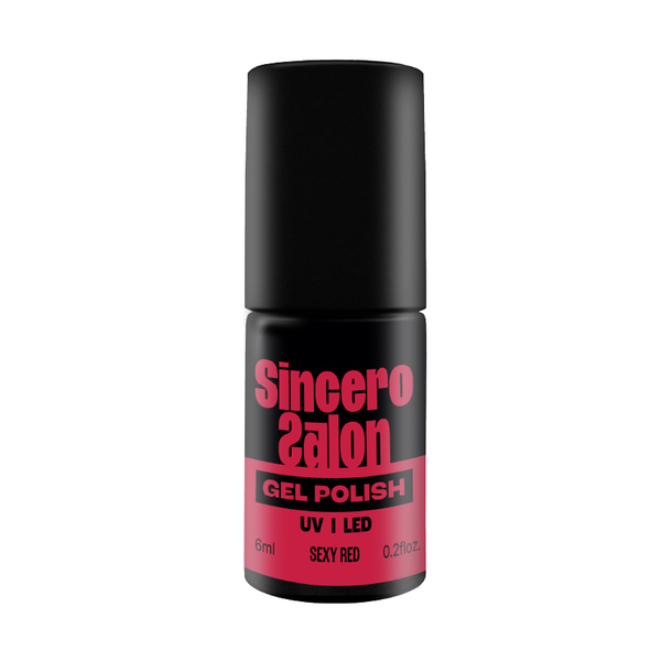 Lakier hybrydowy "Sincero Salon", 6ml, Sexy red, 727
