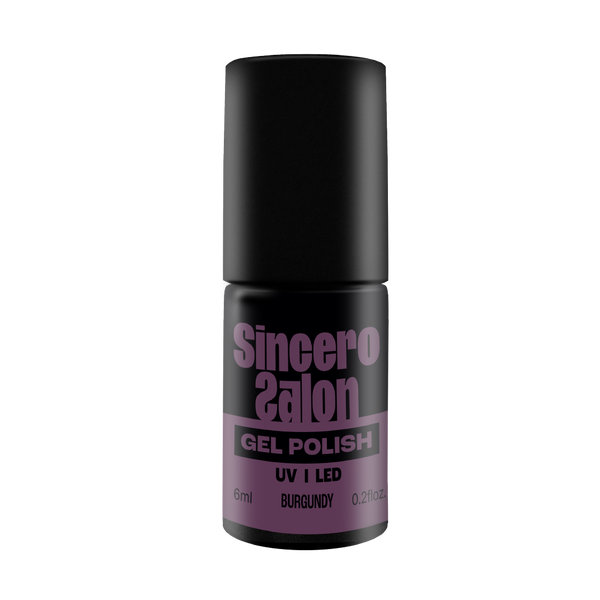 Lakier hybrydowy "Sincero Salon", 6ml, Burgundy, 777
