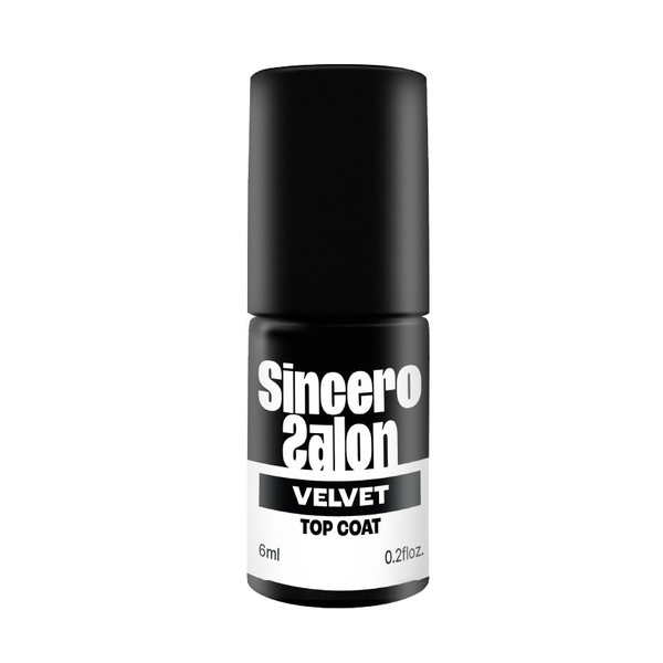 Matujący top do lakierów hybrydowych "Sincero Salon", 6ml