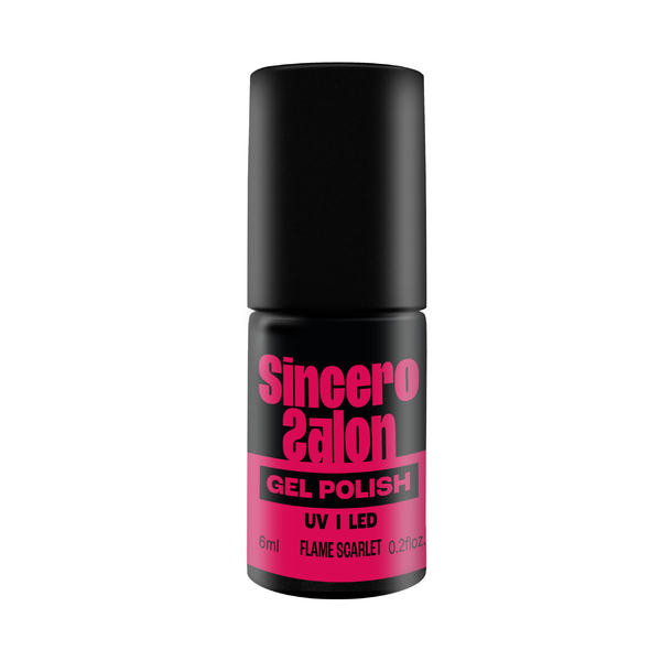 Lakier hybrydowy "Sincero Salon", 6ml, Flame scarlet, 3723