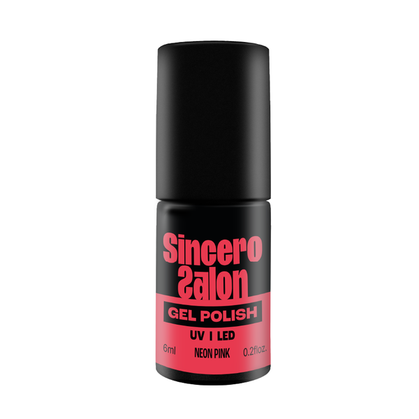 Lakier hybrydowy "Sincero Salon", 6 ml, Neon pink, 4430