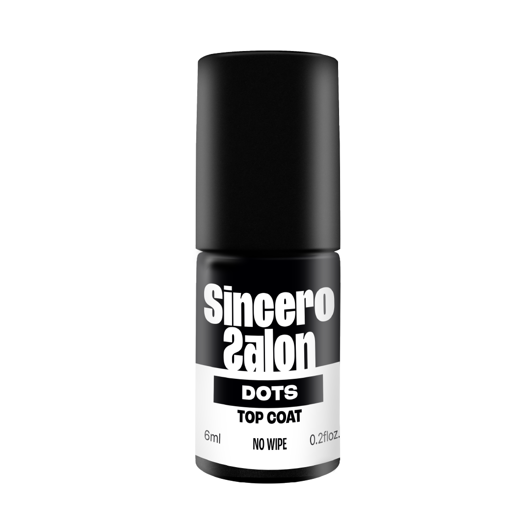 Top Coat No Wipe DOTS  Sincero Salon , 6ml 