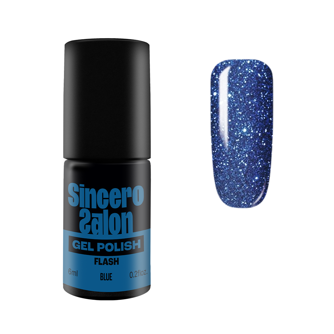Lakier hybrydowy Sincero Salon, Flash Blue 3753, 6ml