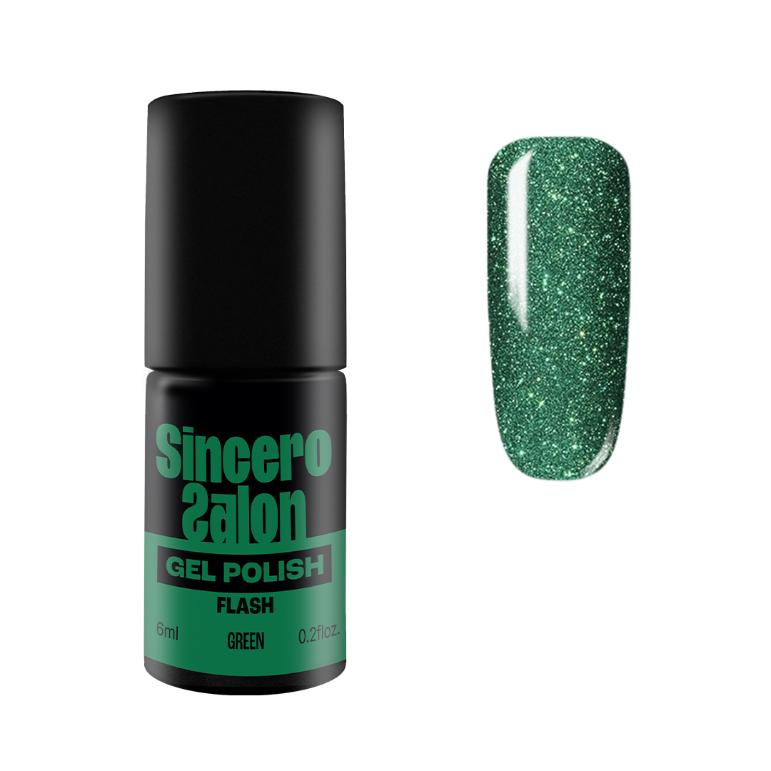 Lakier hybrydowy Sincero Salon, Flash Green 3784, 6ml