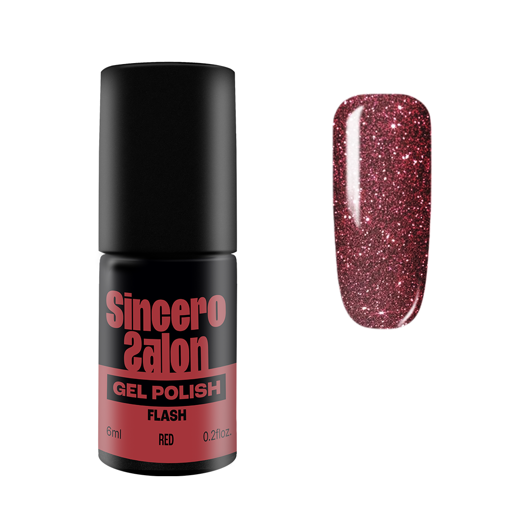 Lakier hybrydowy Sincero Salon, Flash Red 3791, 6ml