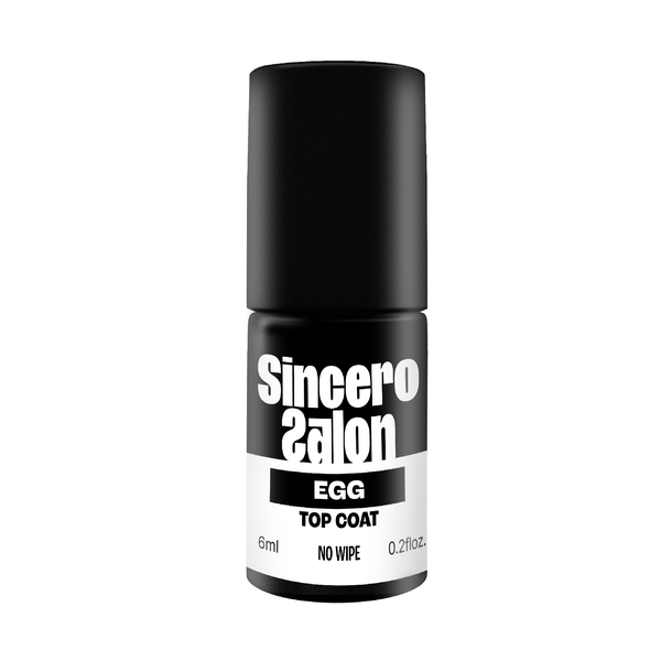 Top Coat No Wipe Top Egg -"SINCERO SALON",  6ML