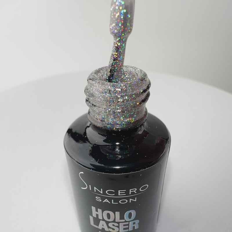 Lakier hybrydowy "Sincero Salon", HOLO Laser, fioletowy, 6 ml