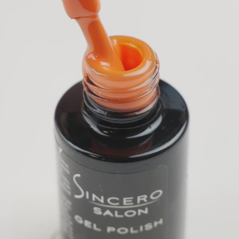 Lakier hybrydowy "Sincero Salon", 6 ml, "Orange Tiger", 6205