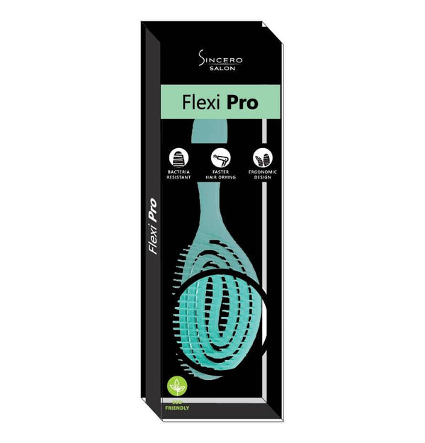 Szczotka do włosów  FlexiPro  "Sincero Salon" Zielona, 1 szt. [96]