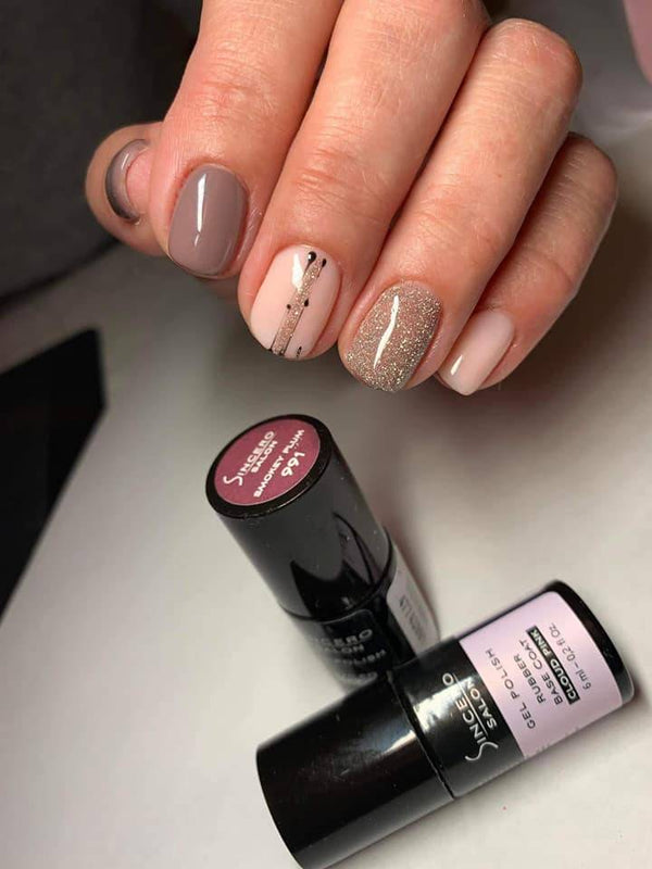Lakier hybrydowy "Sincero Salon", 6ml, Smokey plum, 991