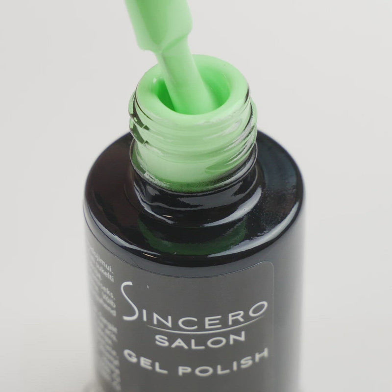 Lakier hybrydowy "Sincero Salon",6 ml, Neon mint green, 4416