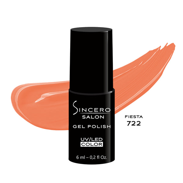 Lakier hybrydowy "Sincero Salon", 6ml, Fiesta, 722