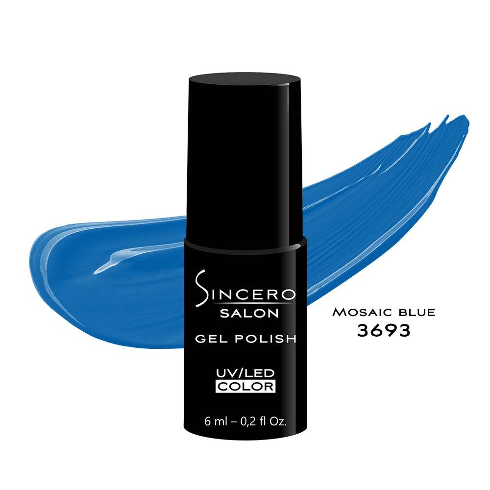 Lakier hybrydowy „Sincero Salon”, 6ml, Mosaic Blue , 3693