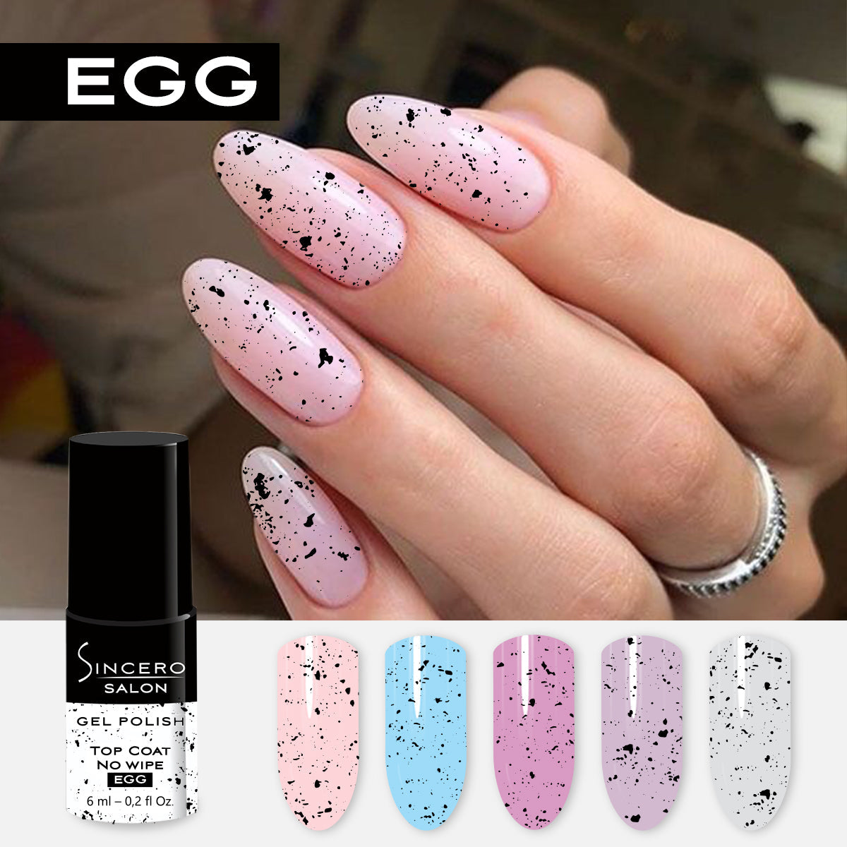 Top Coat No Wipe Top Egg -